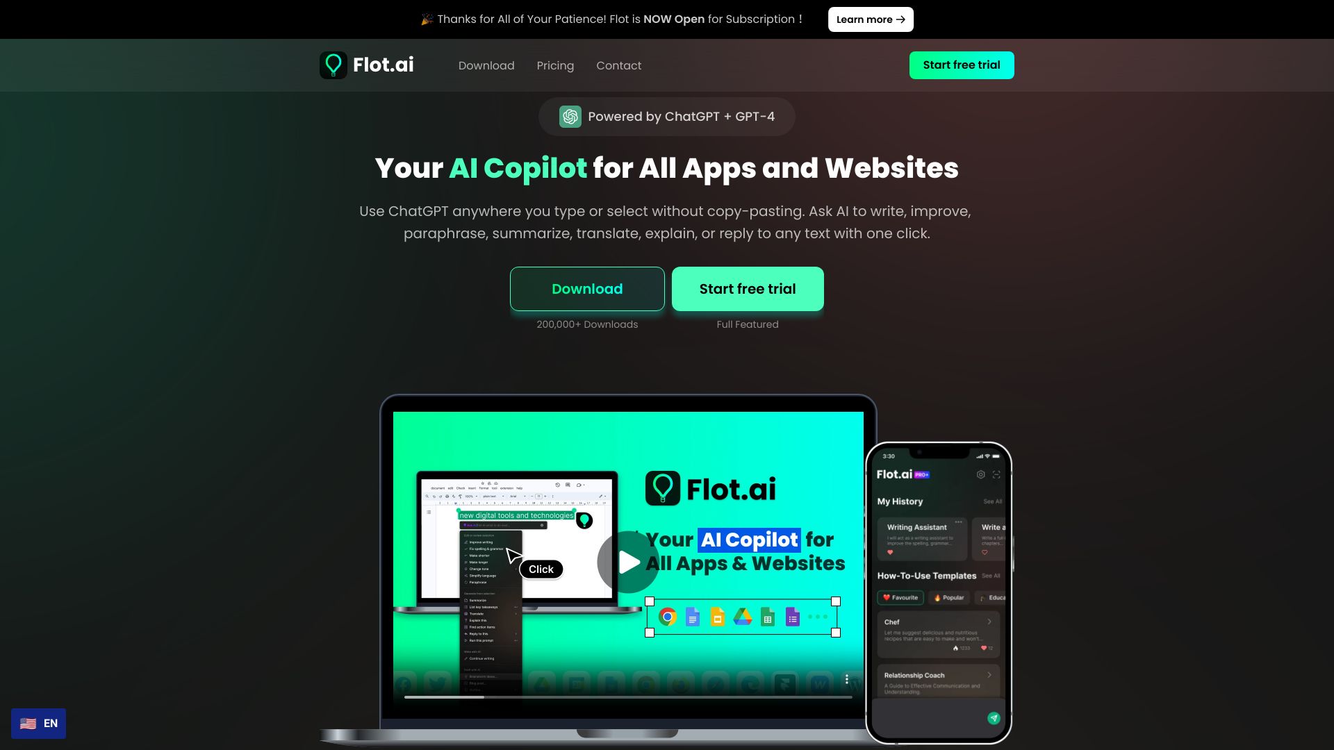 Flot.ai网页截图,Flot.ai网页快照
