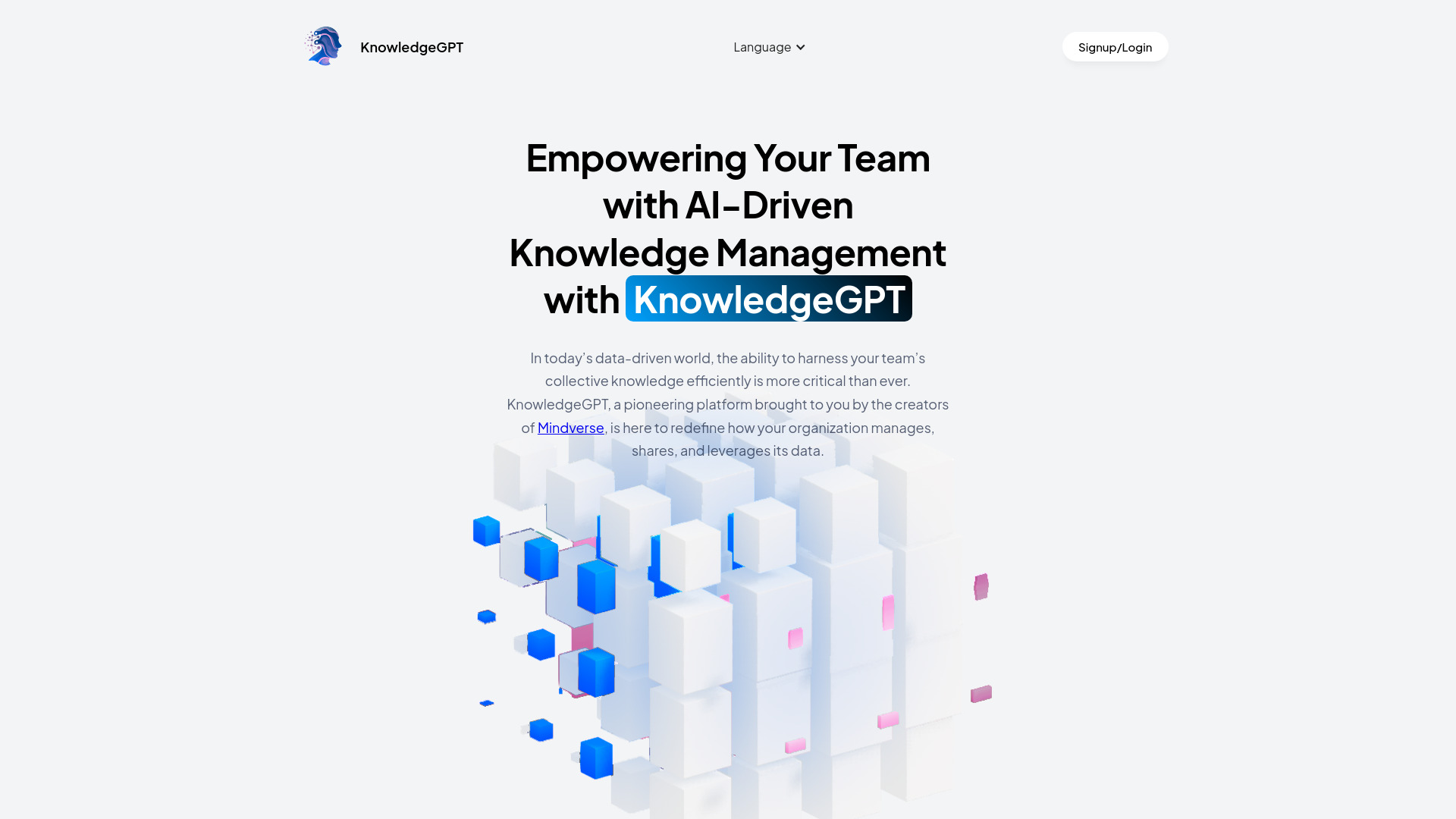 KnowledgeGPT网页截图,KnowledgeGPT网页快照