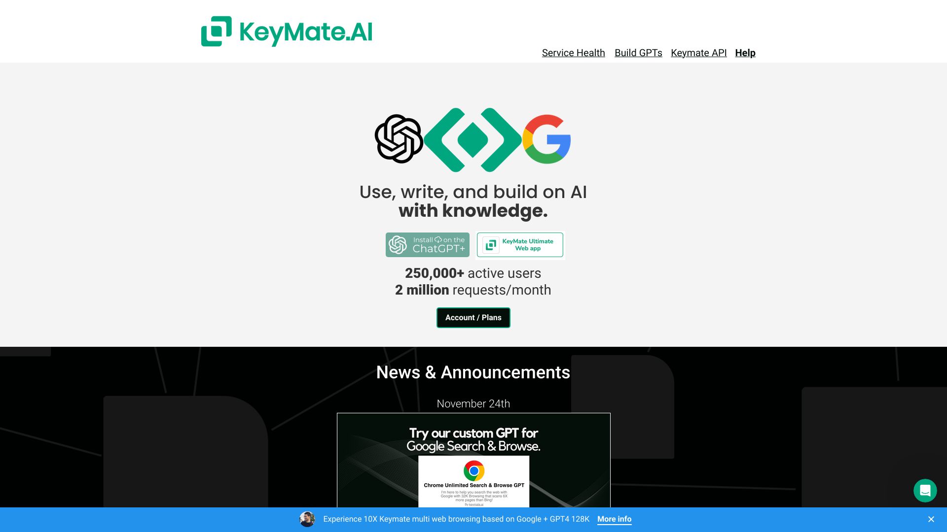 Keymate.AI网页截图,Keymate.AI网页快照