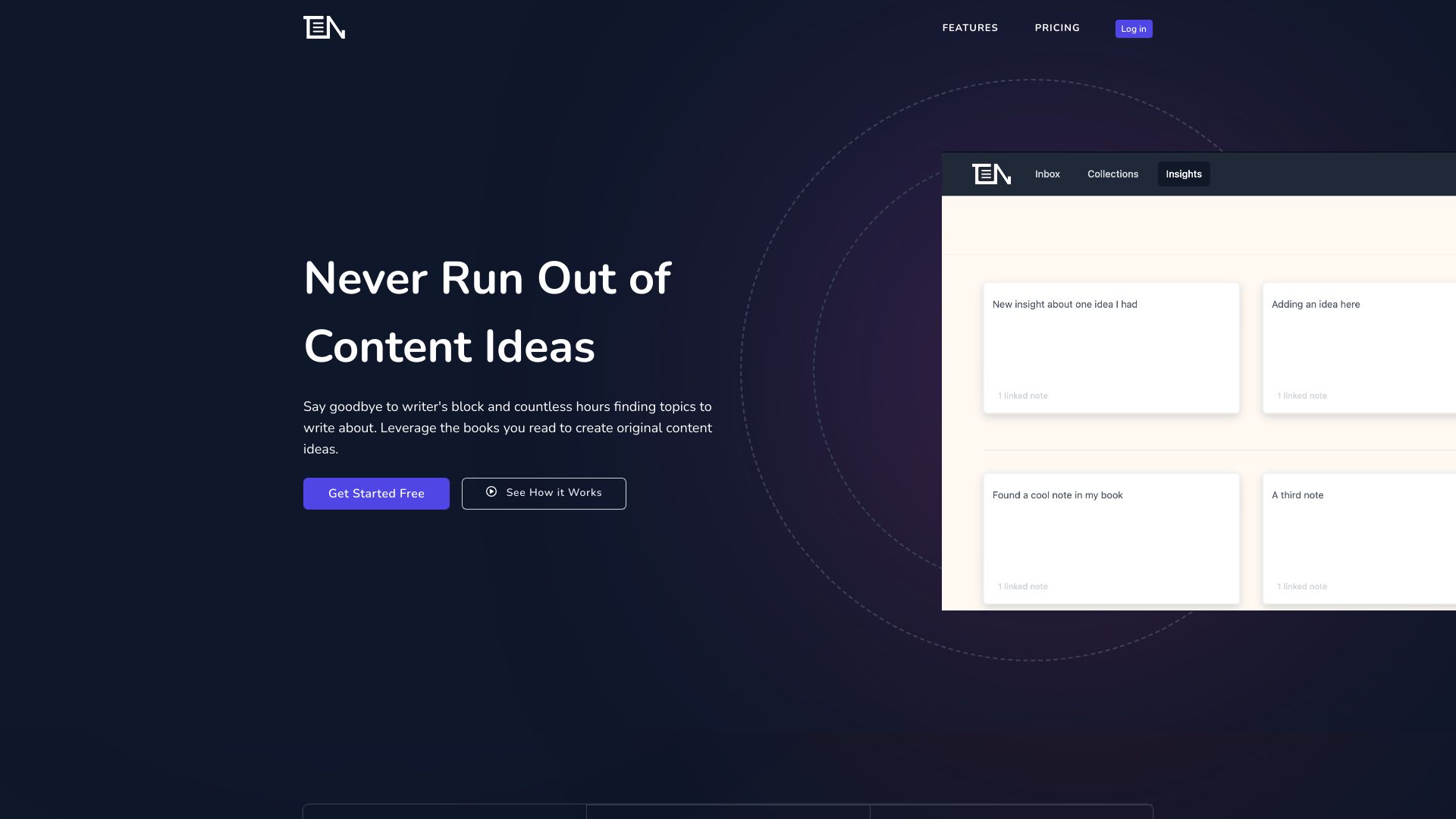 ThinkerNotes网页截图,ThinkerNotes网页快照
