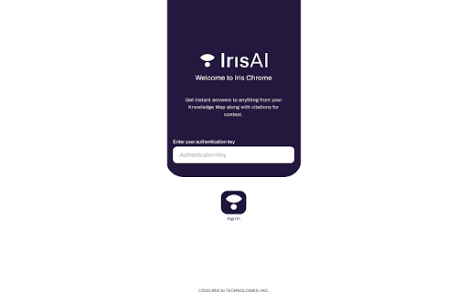 IRIS-AI Chrome网页截图,IRIS-AI Chrome网页快照
