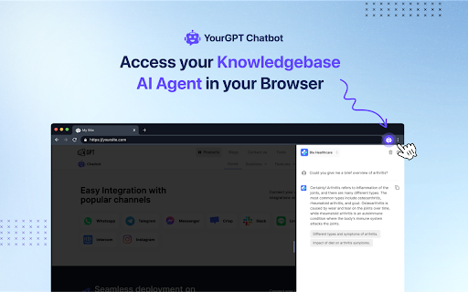 YourGPT AI网页截图,YourGPT AI网页快照