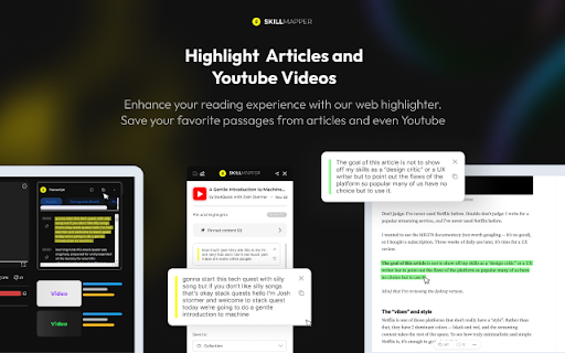 SkillMapper: Social Highlighter & Bookmarker网页截图,SkillMapper: Social Highlighter & Bookmarker网页快照