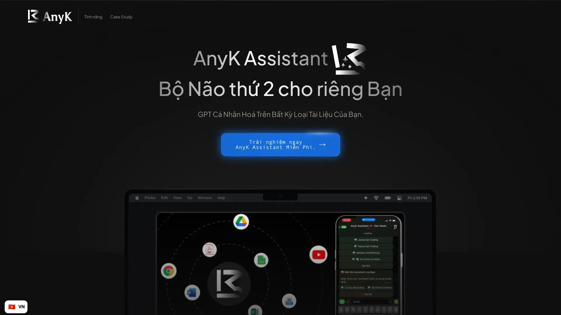 AnyK: Second Brain Assistant网页截图,AnyK: Second Brain Assistant网页快照