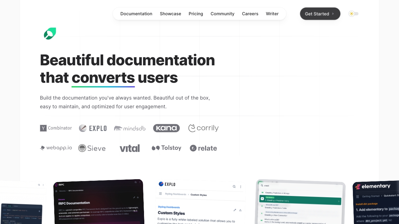 Mintlify网页截图,Mintlify网页快照
