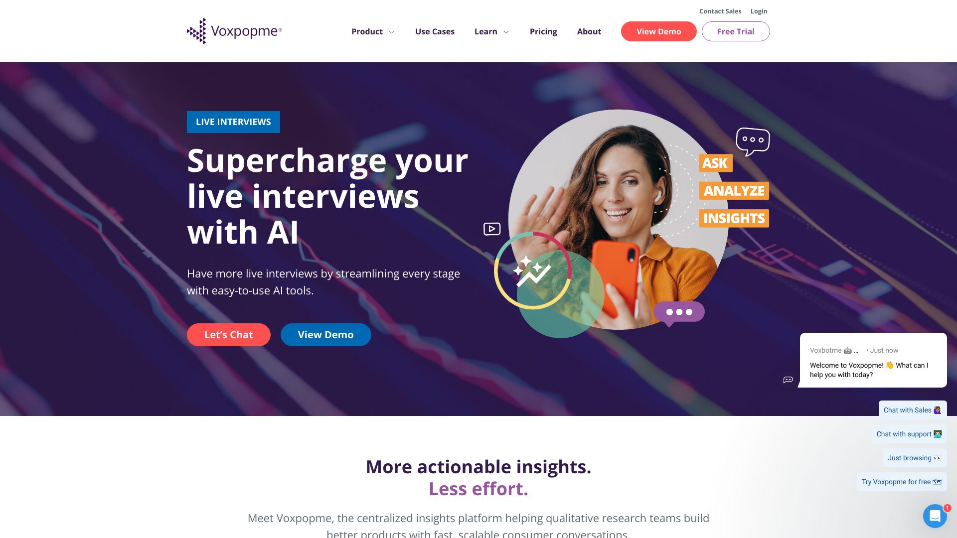 Voxpopme网页截图,Voxpopme网页快照