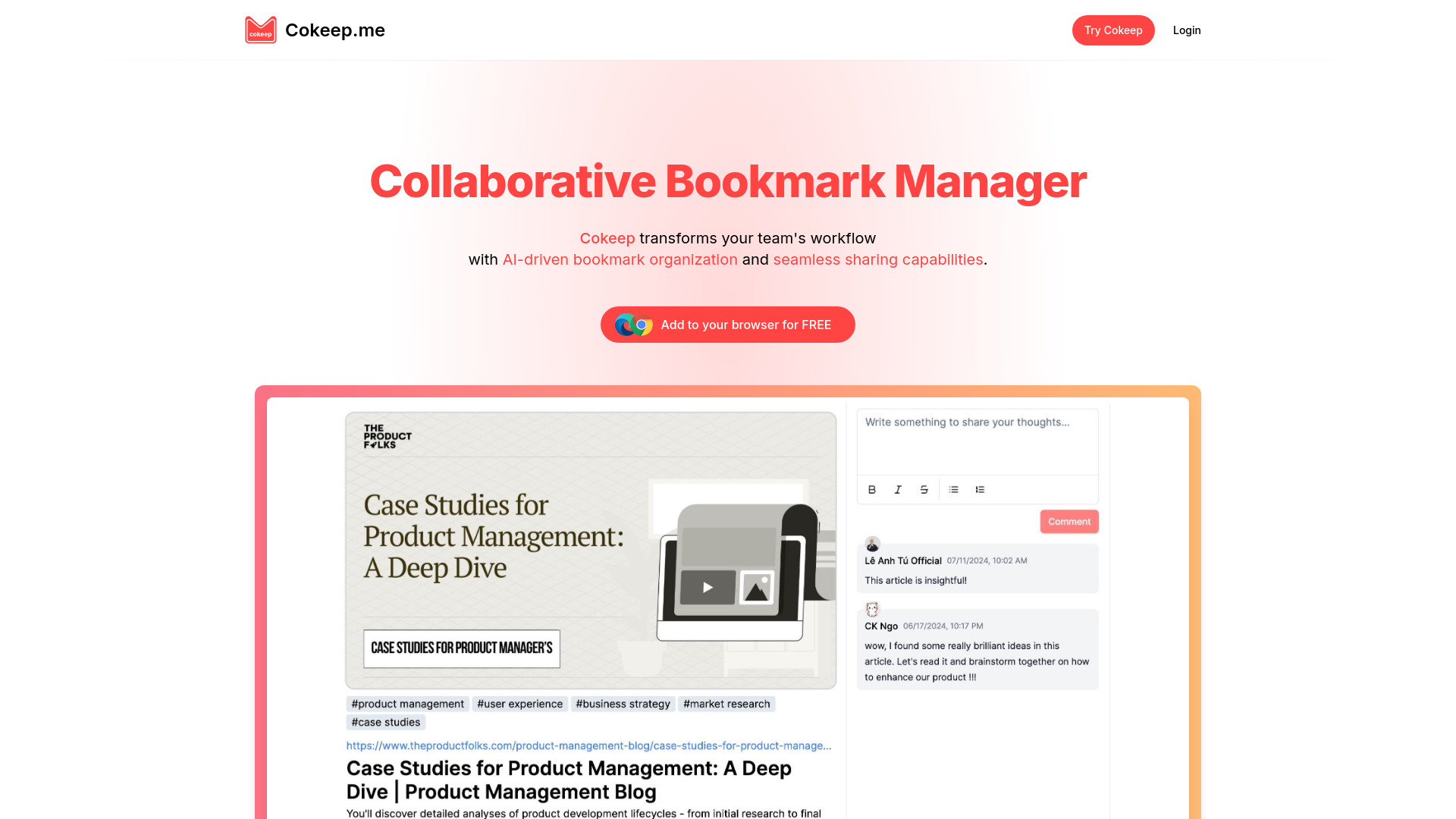 Cokeep网页截图,Cokeep网页快照