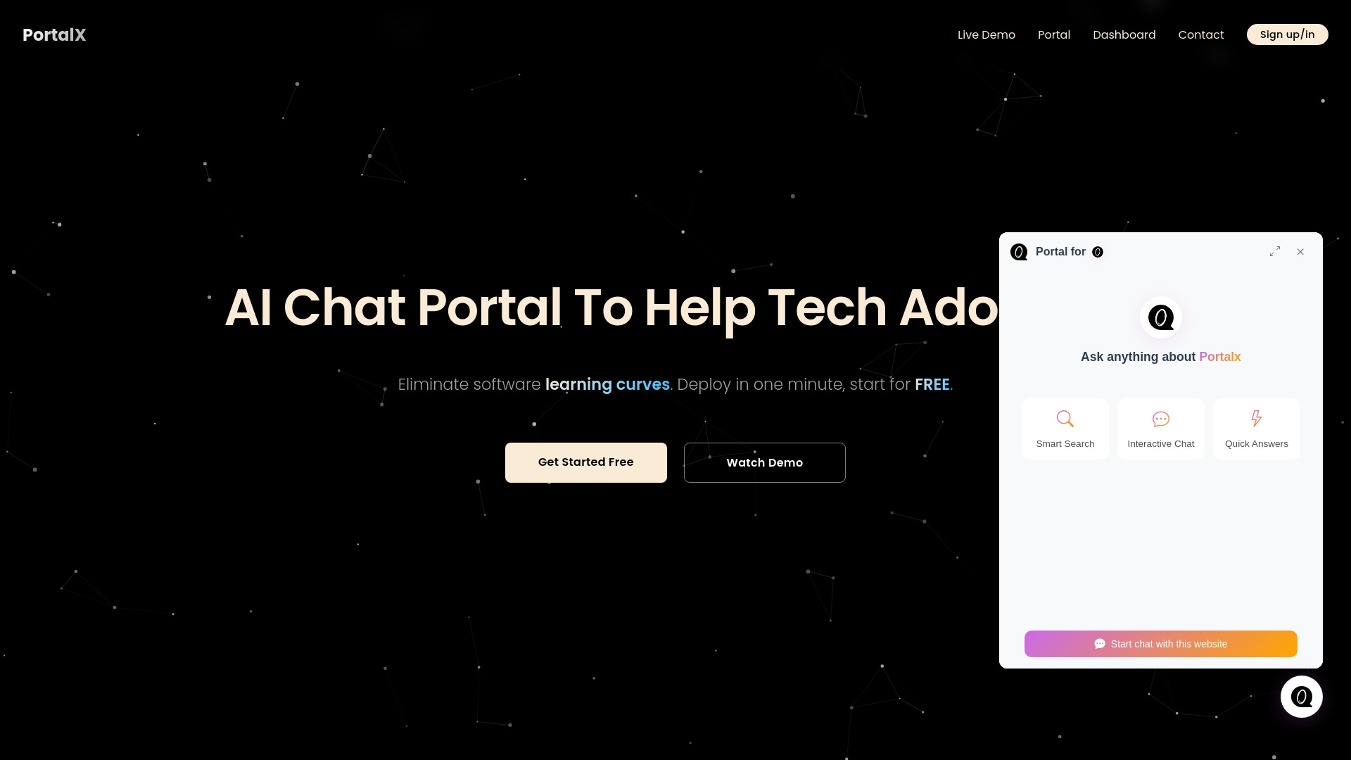 PortalX网页截图,PortalX网页快照