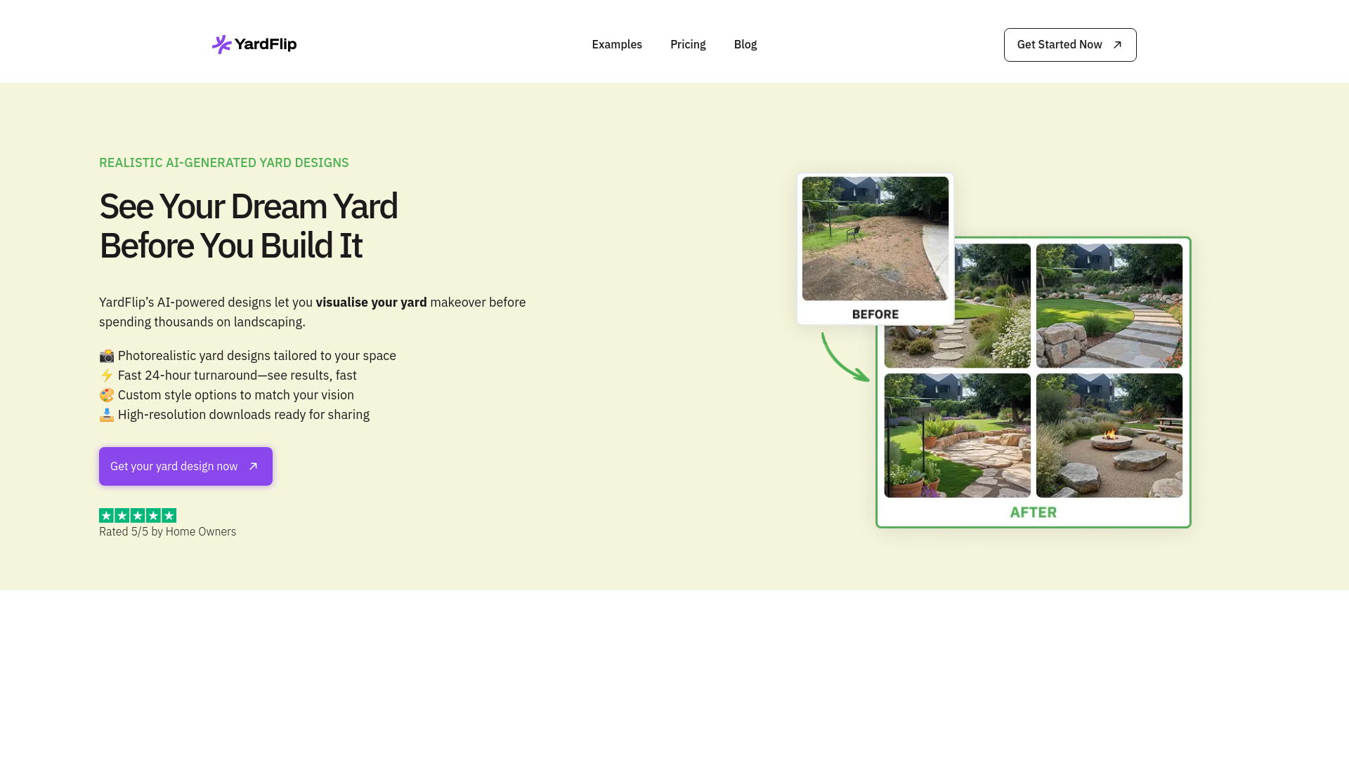 YardFlip网页截图,YardFlip网页快照