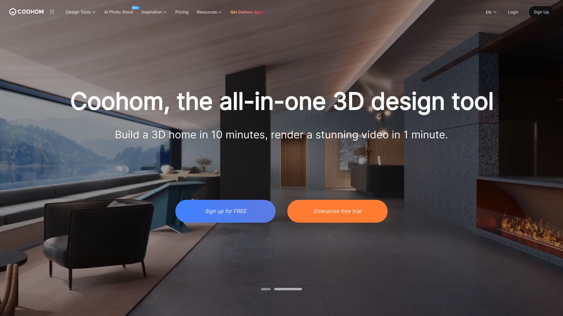 Coohom – 3D Home Interior Design AI Tool网页截图,Coohom – 3D Home Interior Design AI Tool网页快照