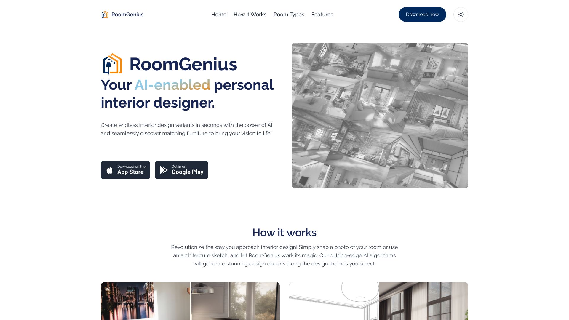 RoomGenius网页截图,RoomGenius网页快照