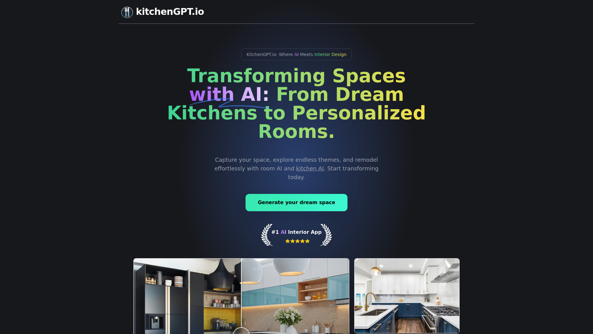 kitchenGPT.io网页截图,kitchenGPT.io网页快照
