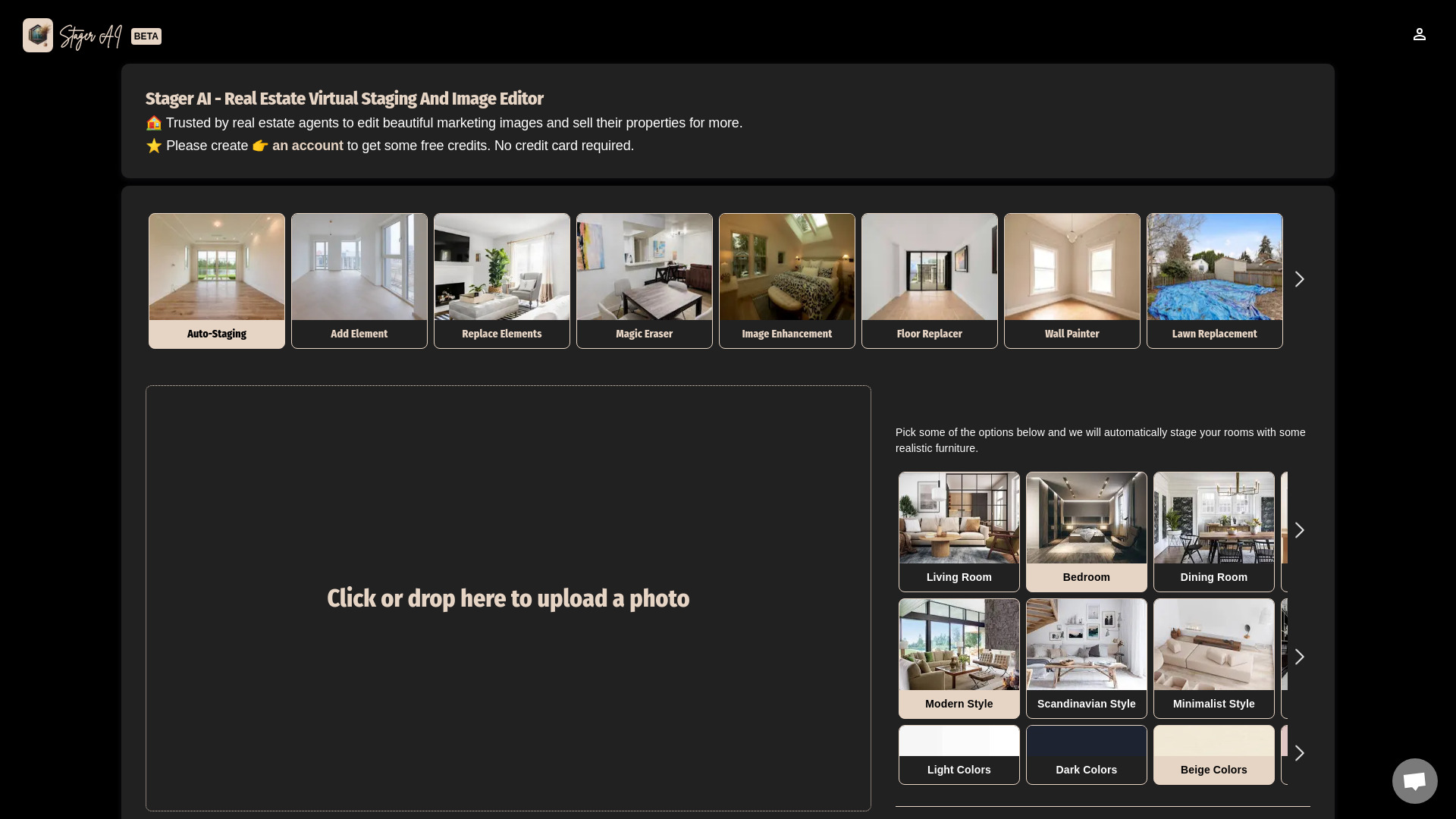 Stager AI网页截图,Stager AI网页快照