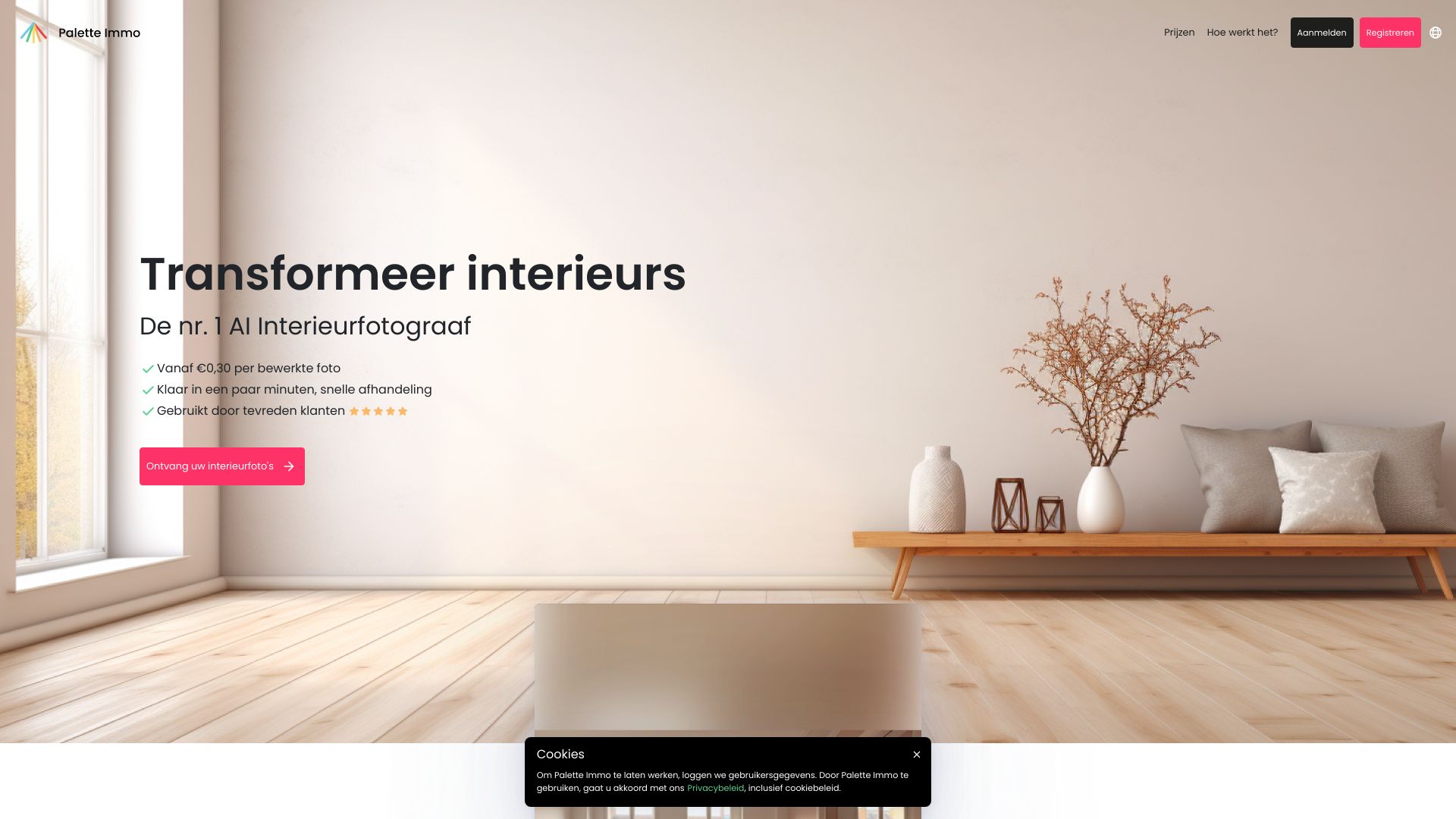 Palette Immo网页截图,Palette Immo网页快照