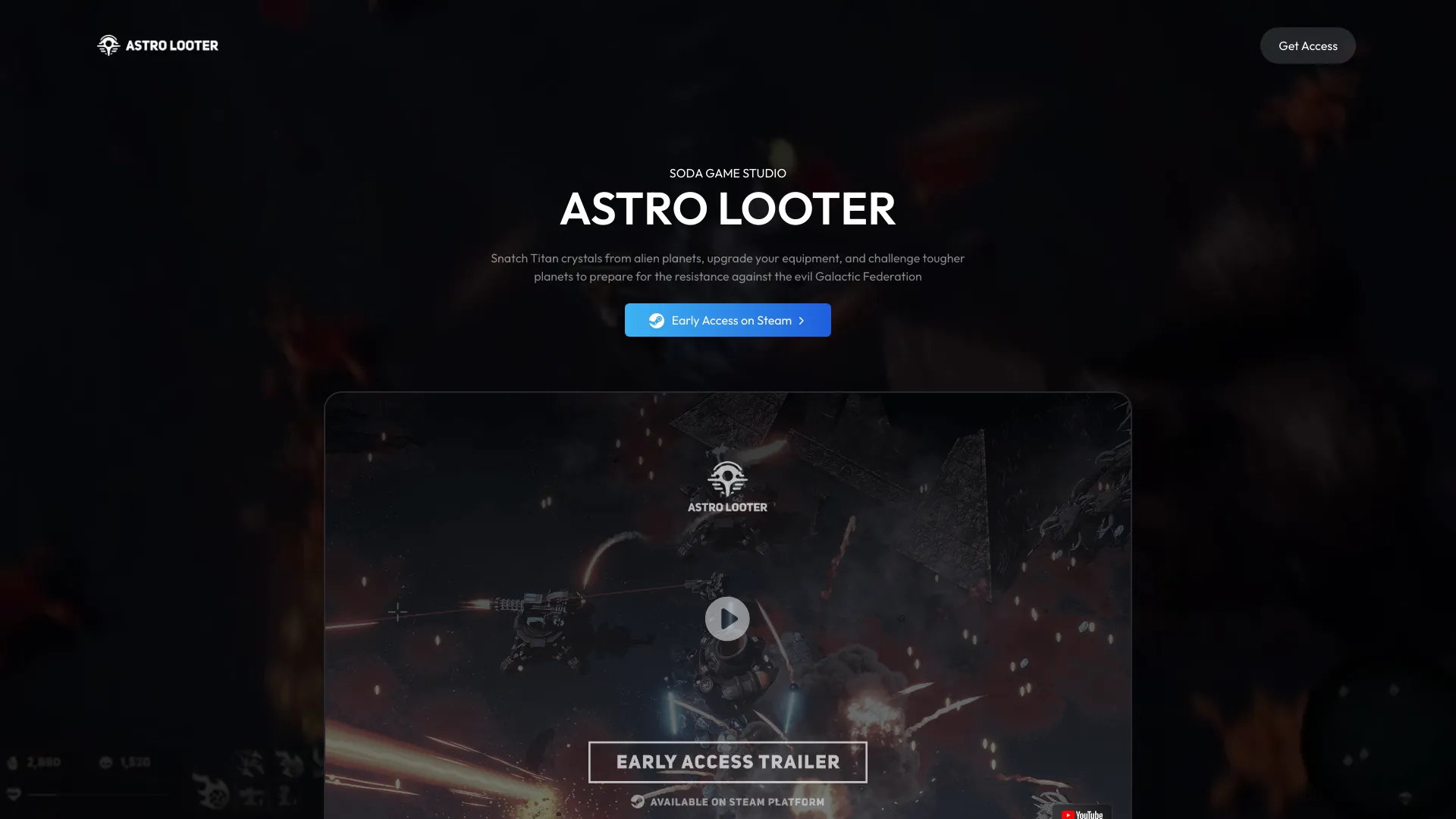 Astro Looter网页截图,Astro Looter网页快照