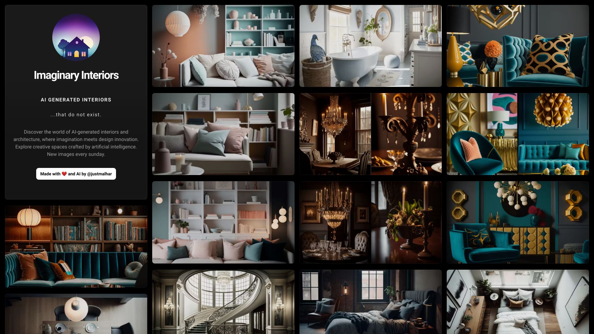Imaginary Interiors网页截图,Imaginary Interiors网页快照