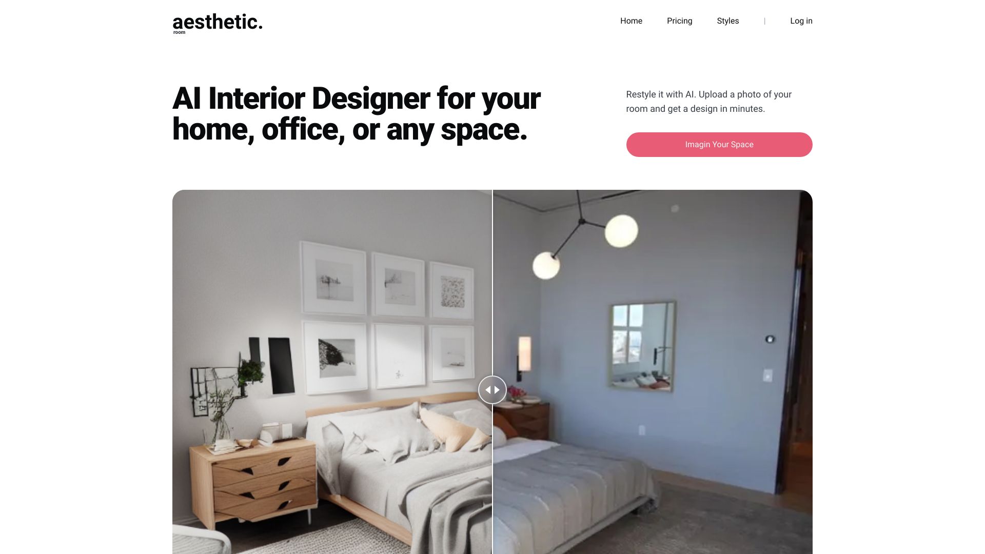 Aesthetic Room AI网页截图,Aesthetic Room AI网页快照