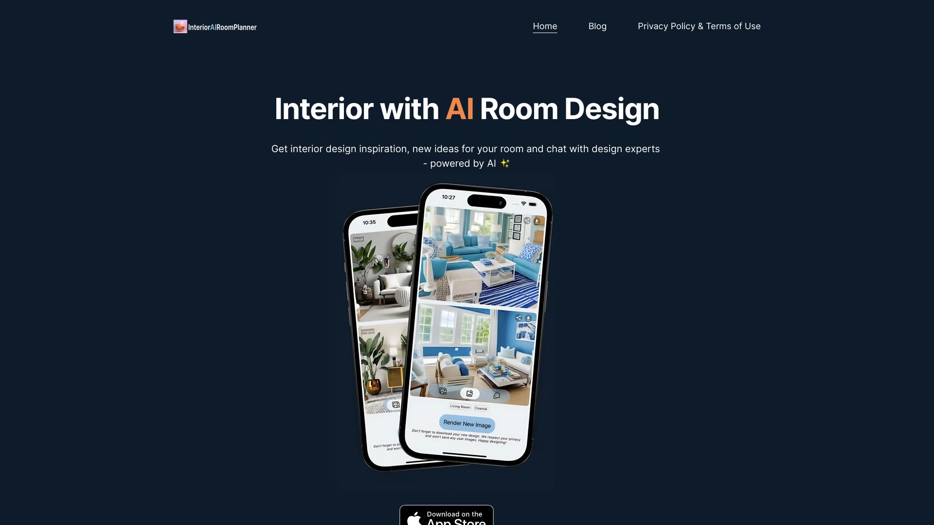 AI Interior Room Planner网页截图,AI Interior Room Planner网页快照