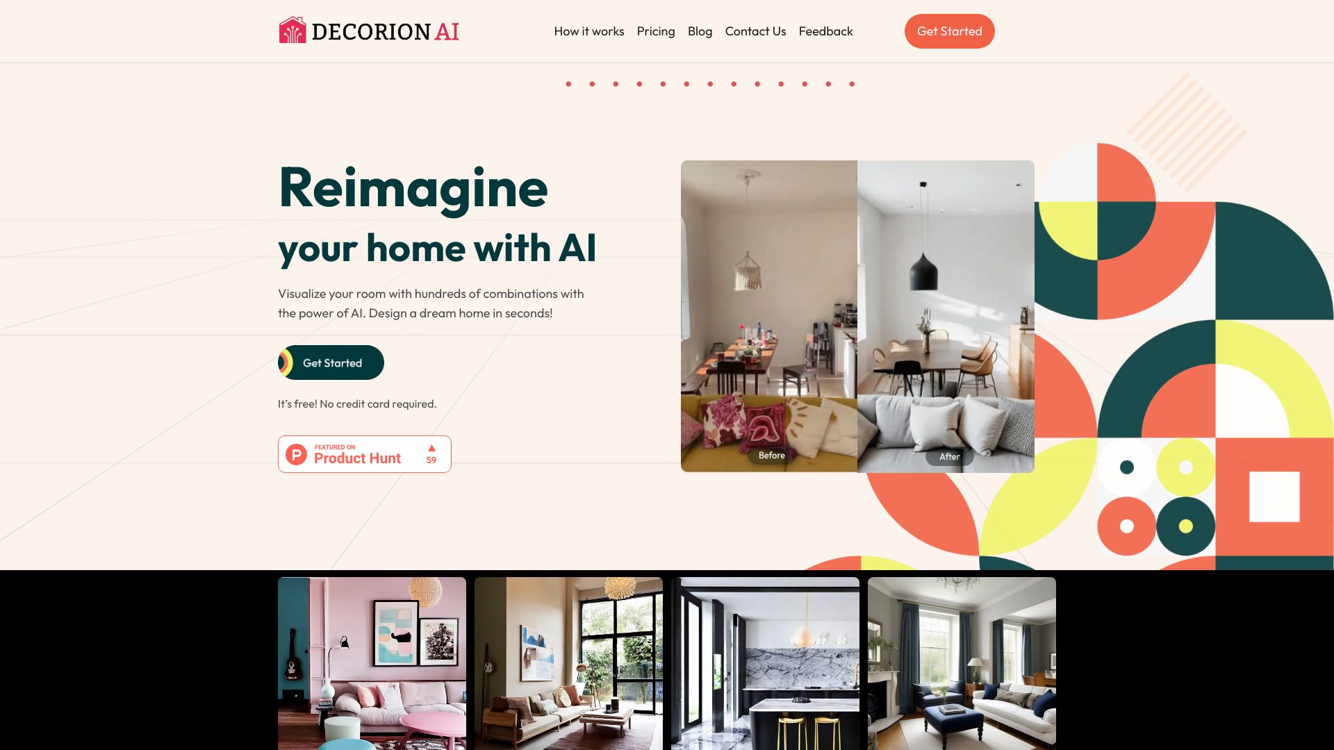 Decorion AI网页截图,Decorion AI网页快照
