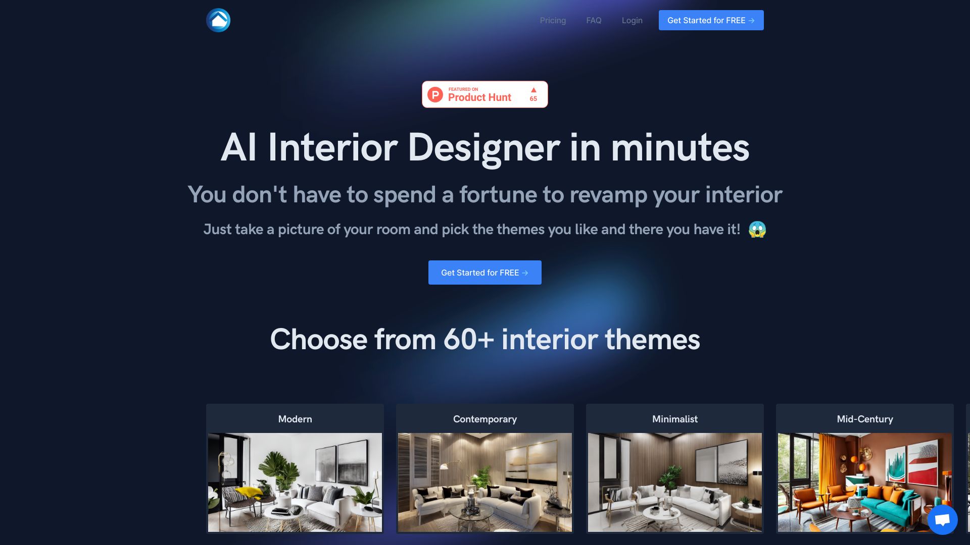 AI Interior Designer网页截图,AI Interior Designer网页快照