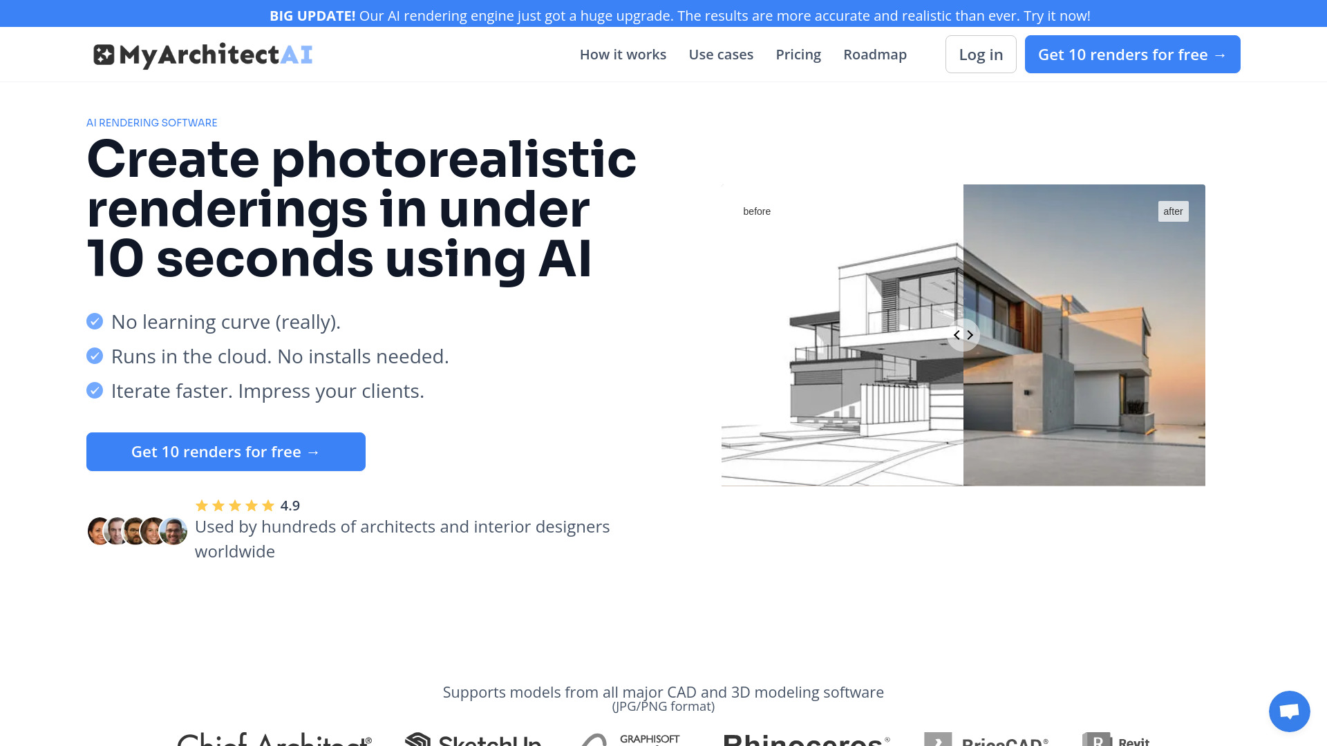 MyArchitectAI网页截图,MyArchitectAI网页快照