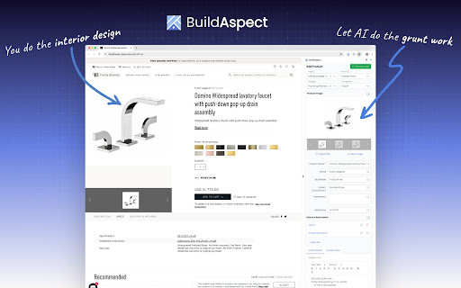 BuildAspect网页截图,BuildAspect网页快照