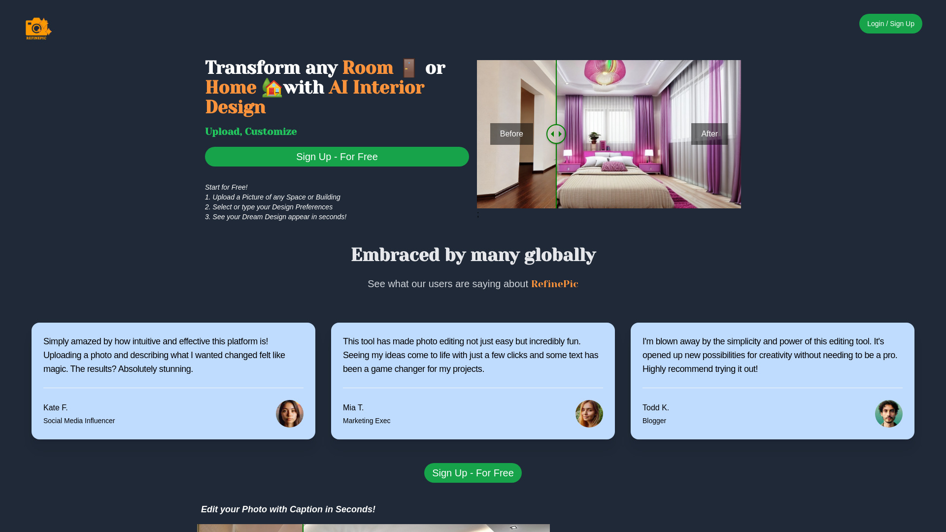 refinepic.com网页截图,refinepic.com网页快照