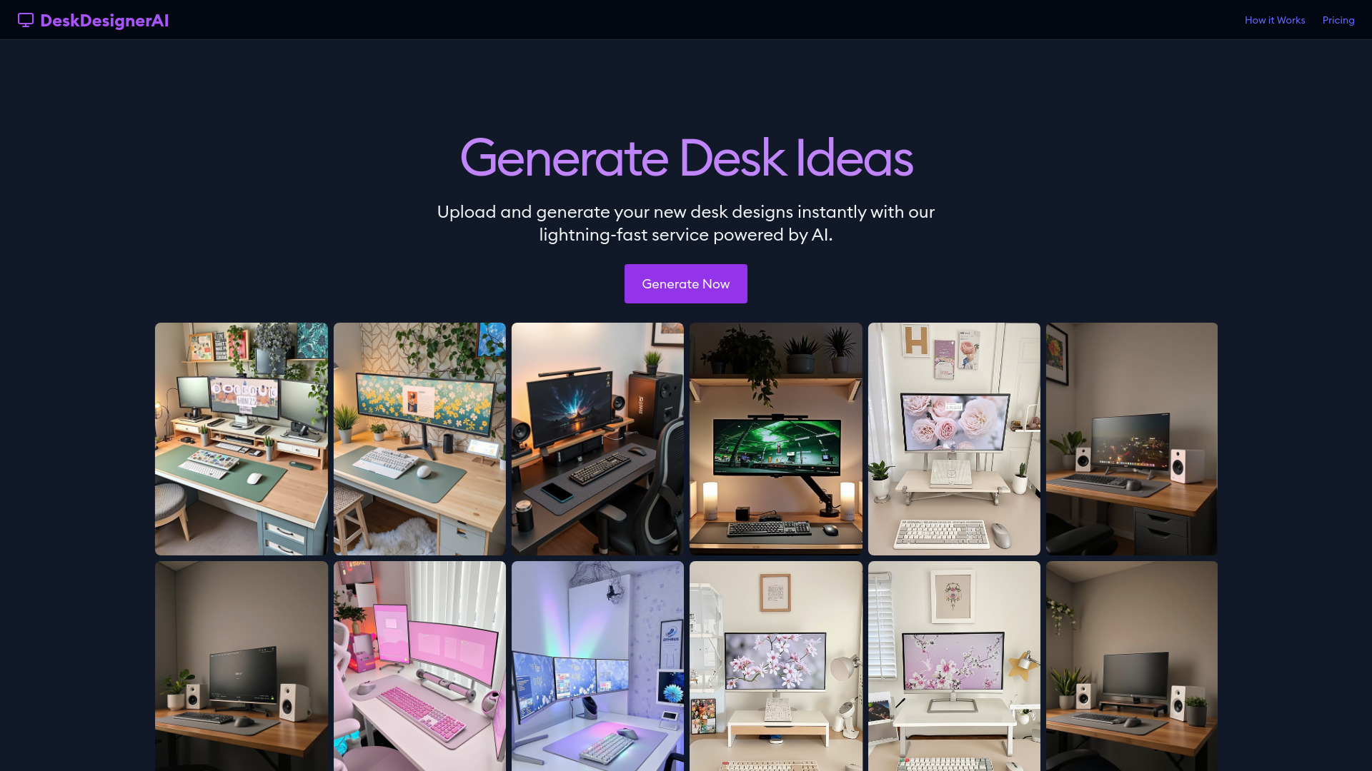 DeskDesignerAI网页截图,DeskDesignerAI网页快照
