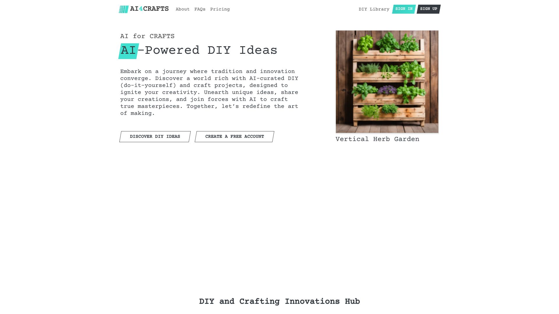 ai4crafts网页截图,ai4crafts网页快照
