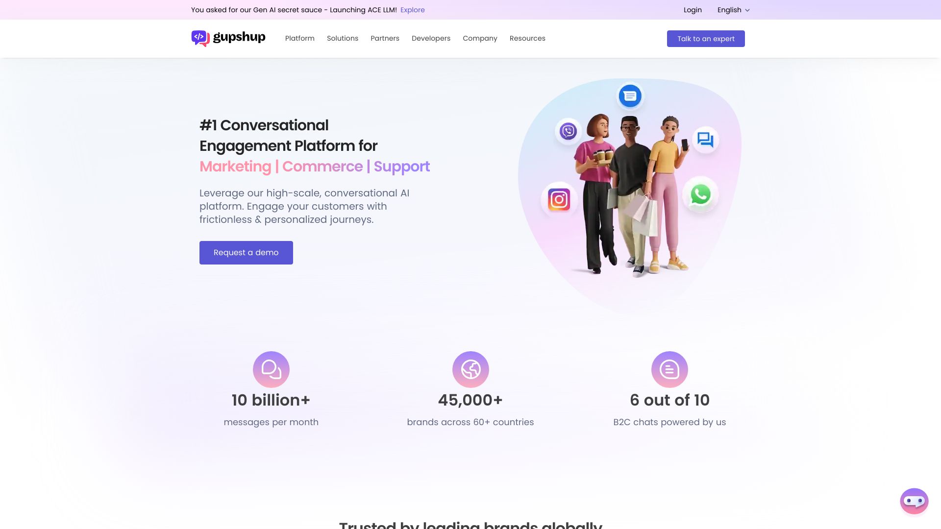 Gupshup网页截图,Gupshup网页快照