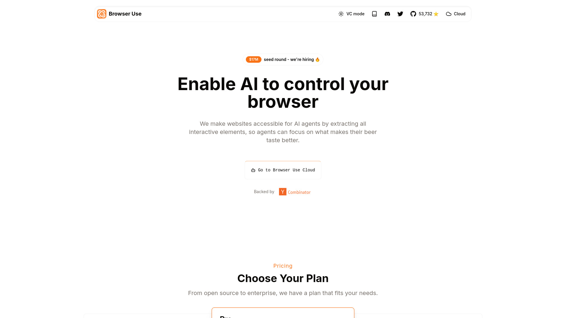Browser Use网页截图,Browser Use网页快照