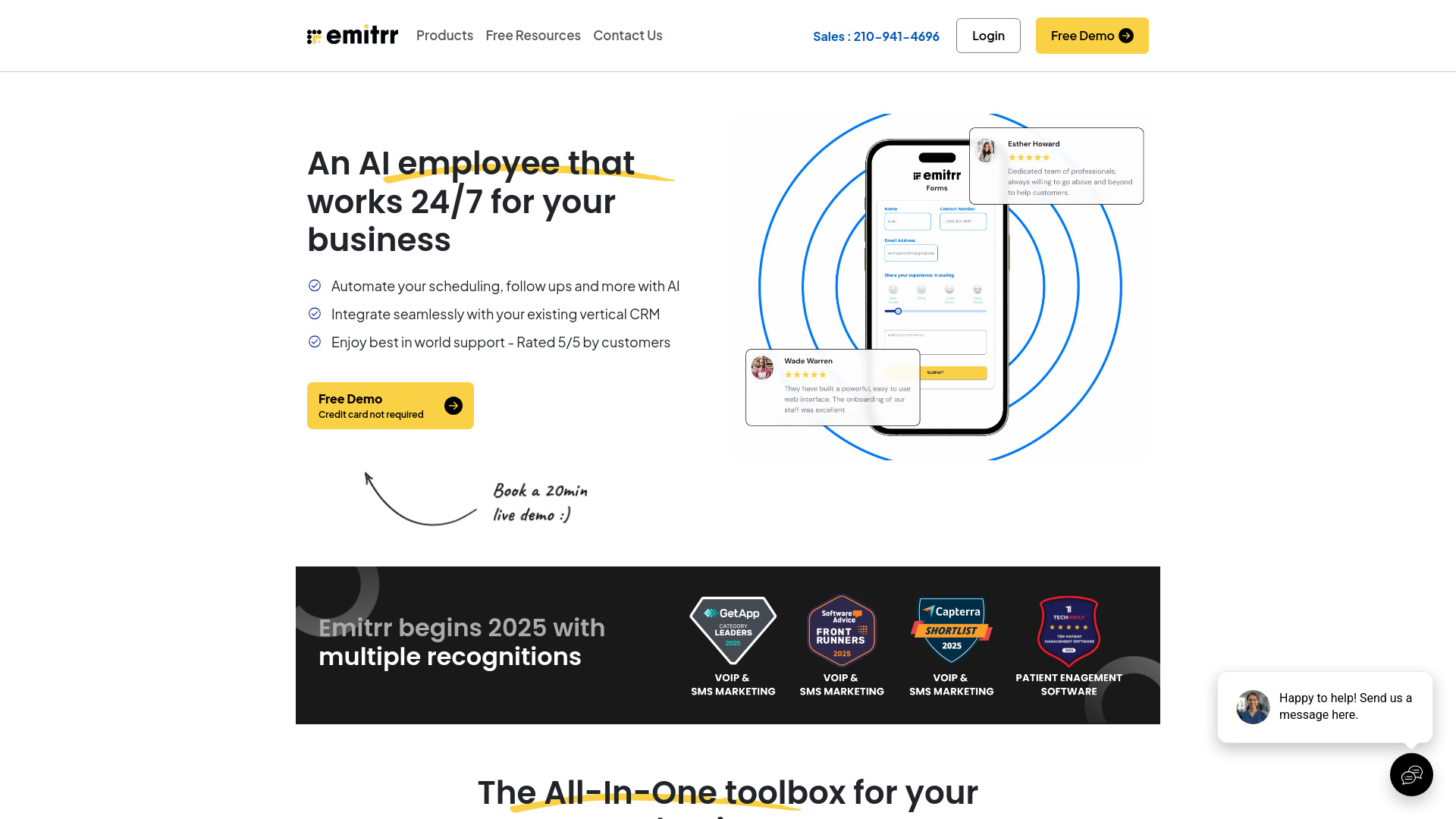 Emitrr网页截图,Emitrr网页快照
