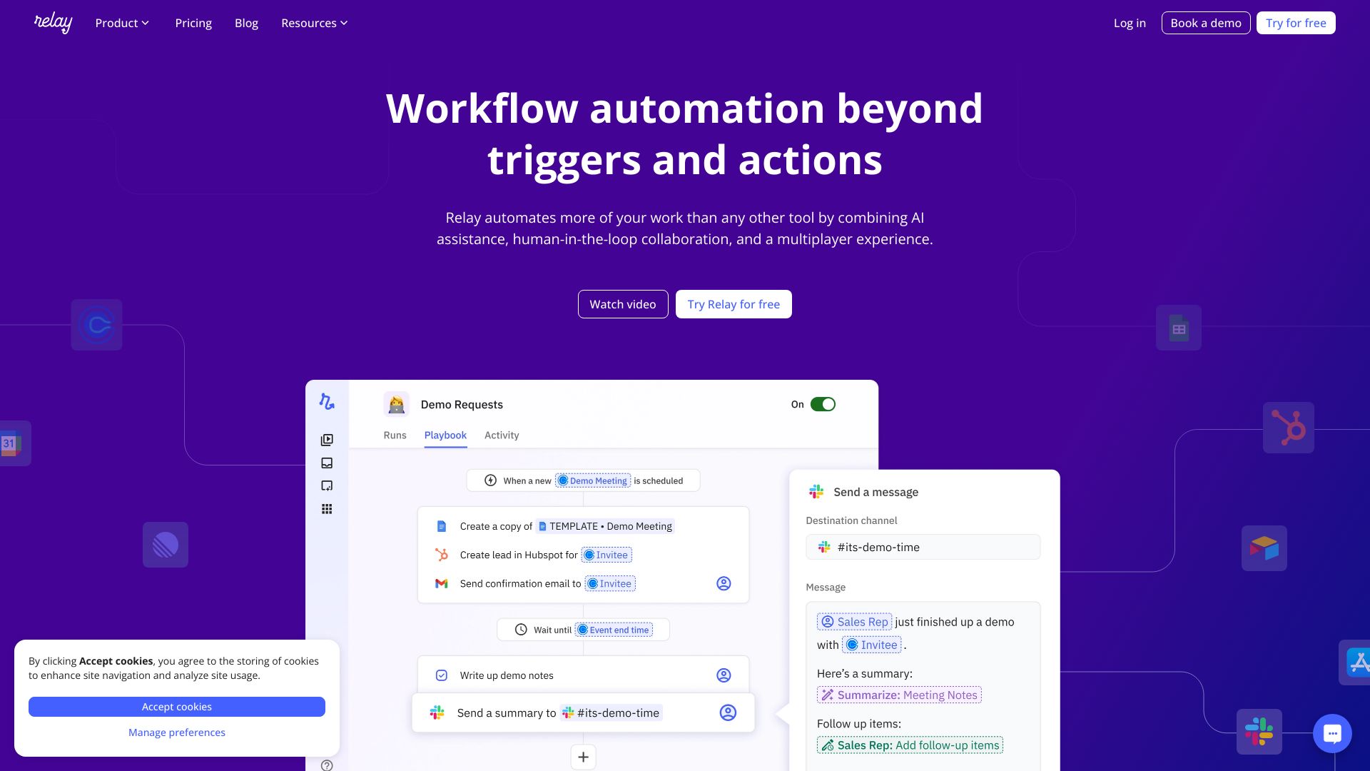Relay.app网页截图,Relay.app网页快照