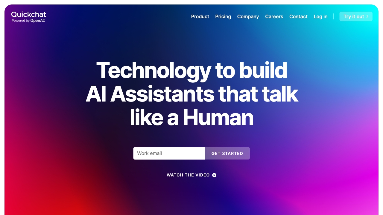 Quickchat网页截图,Quickchat网页快照