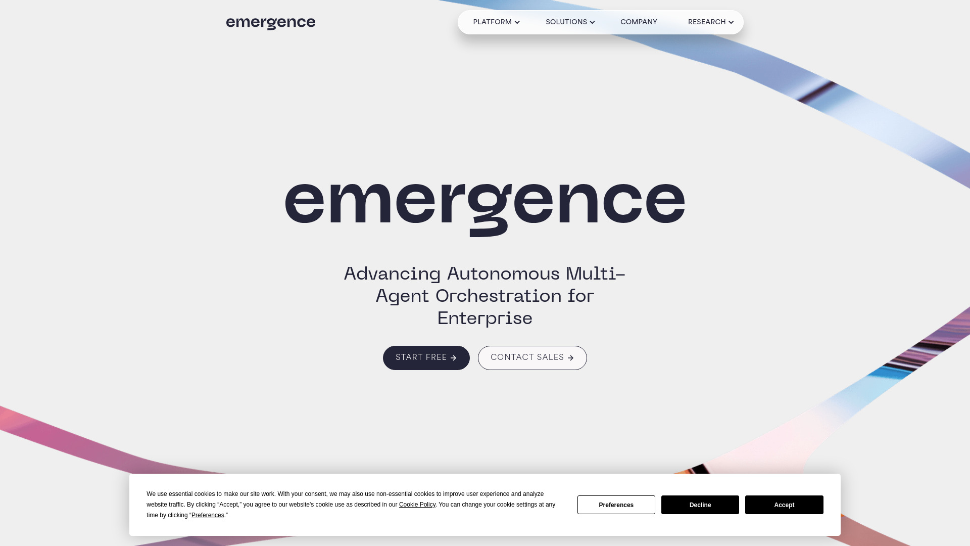 Emergence AI网页截图,Emergence AI网页快照