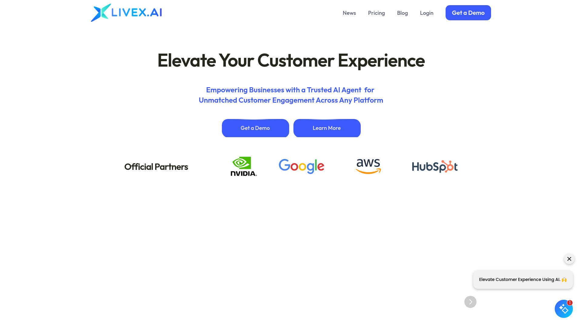 LIveX AI网页截图,LIveX AI网页快照