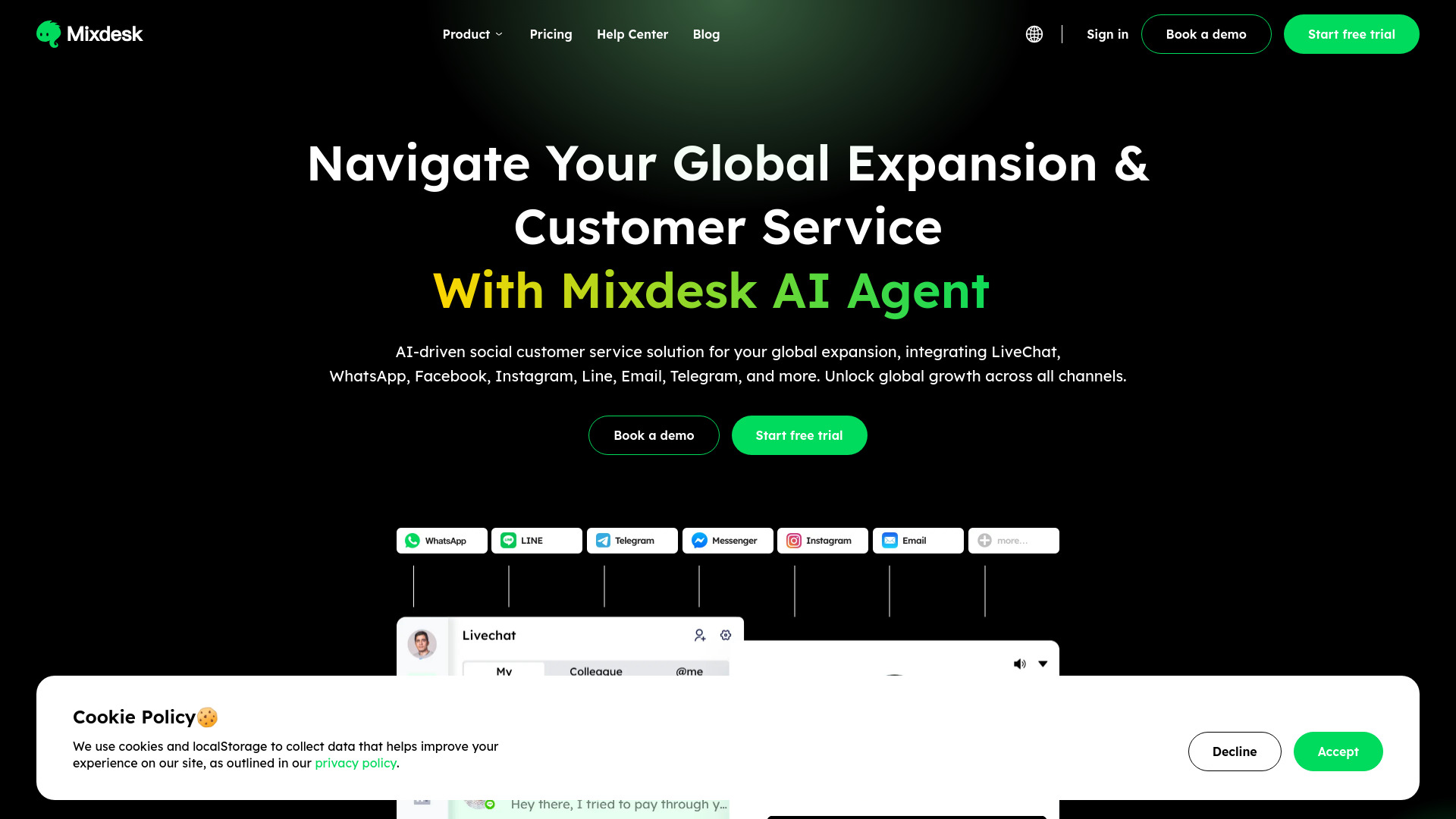 Mixdesk网页截图,Mixdesk网页快照