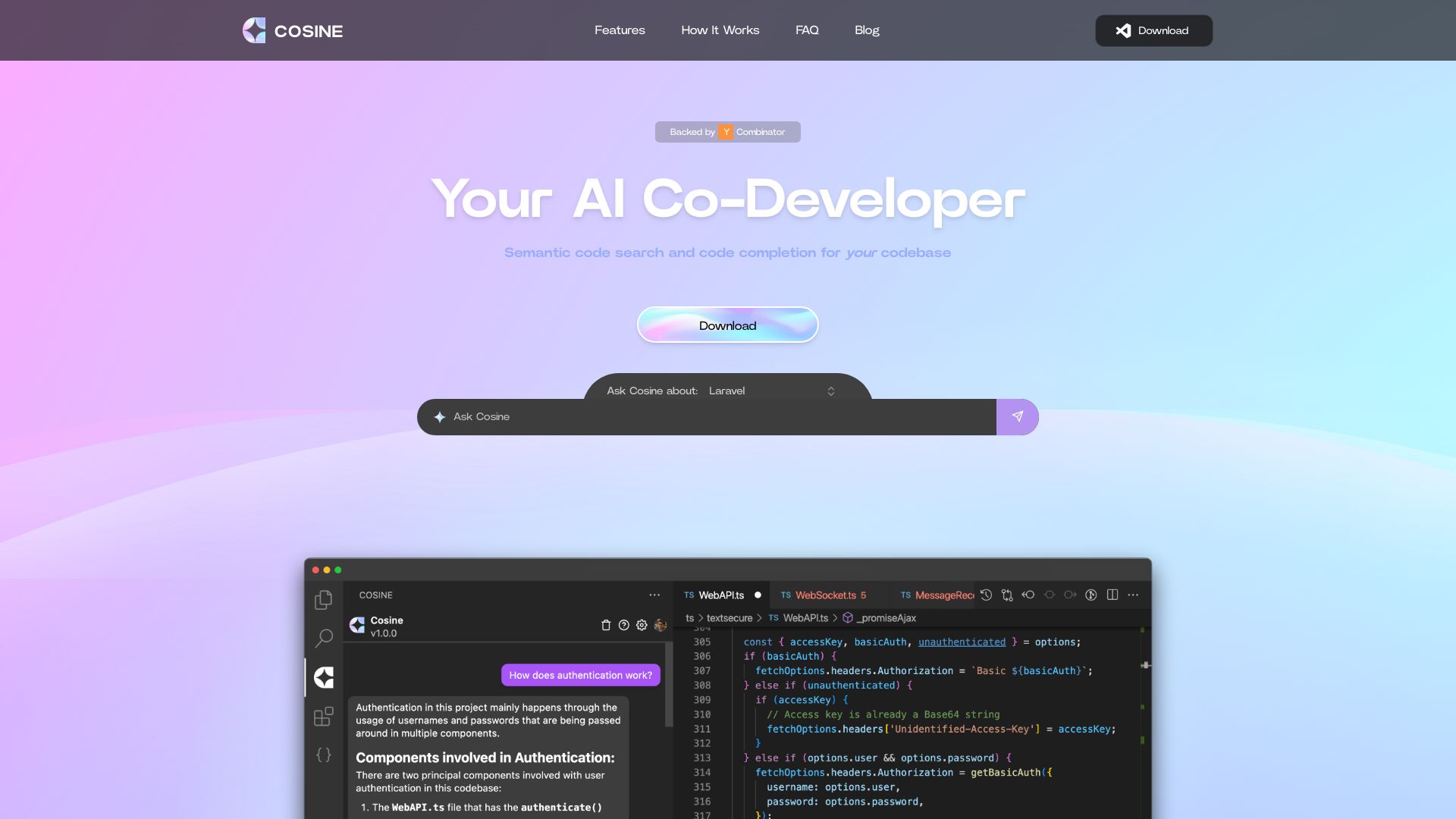 Cosine网页截图,Cosine网页快照