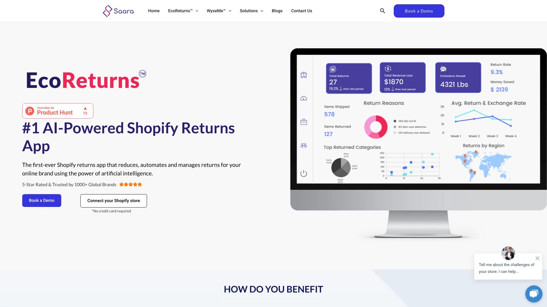 EcoReturns – AI-powered Returns网页截图,EcoReturns – AI-powered Returns网页快照