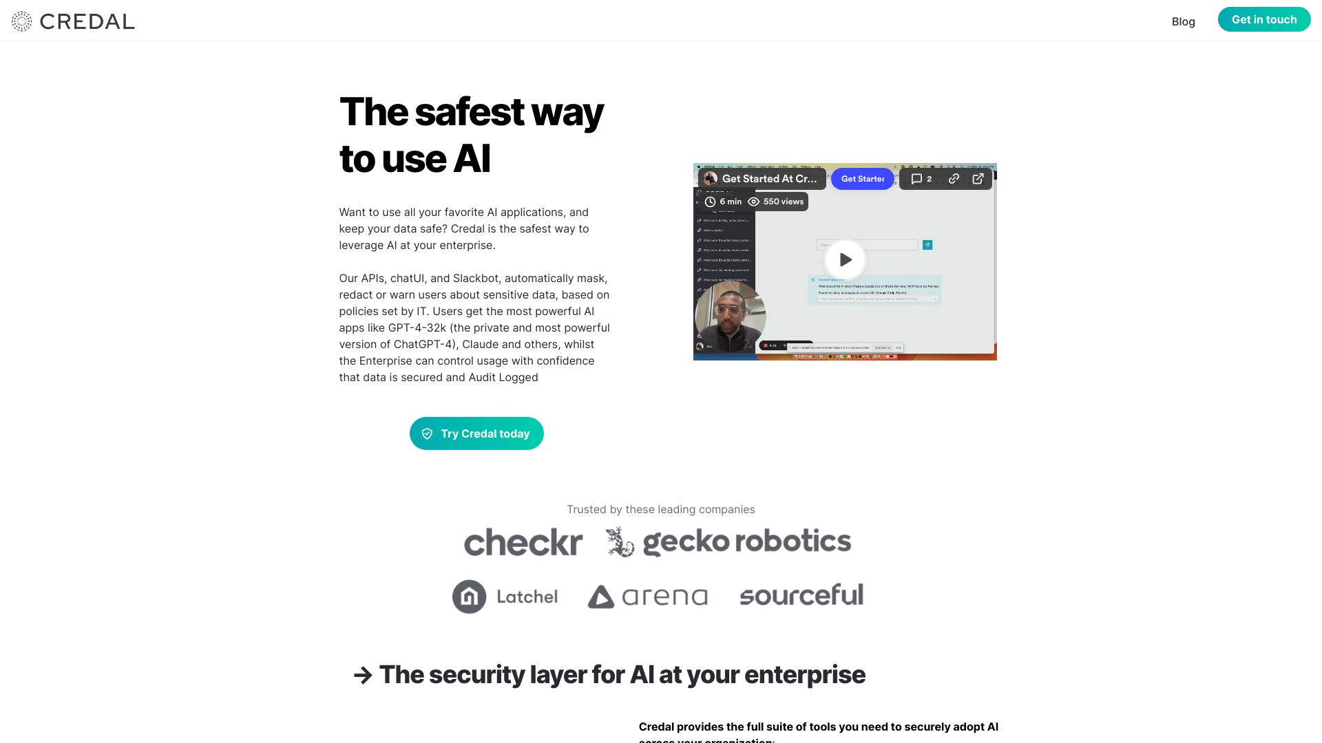 Credal.ai网页截图,Credal.ai网页快照