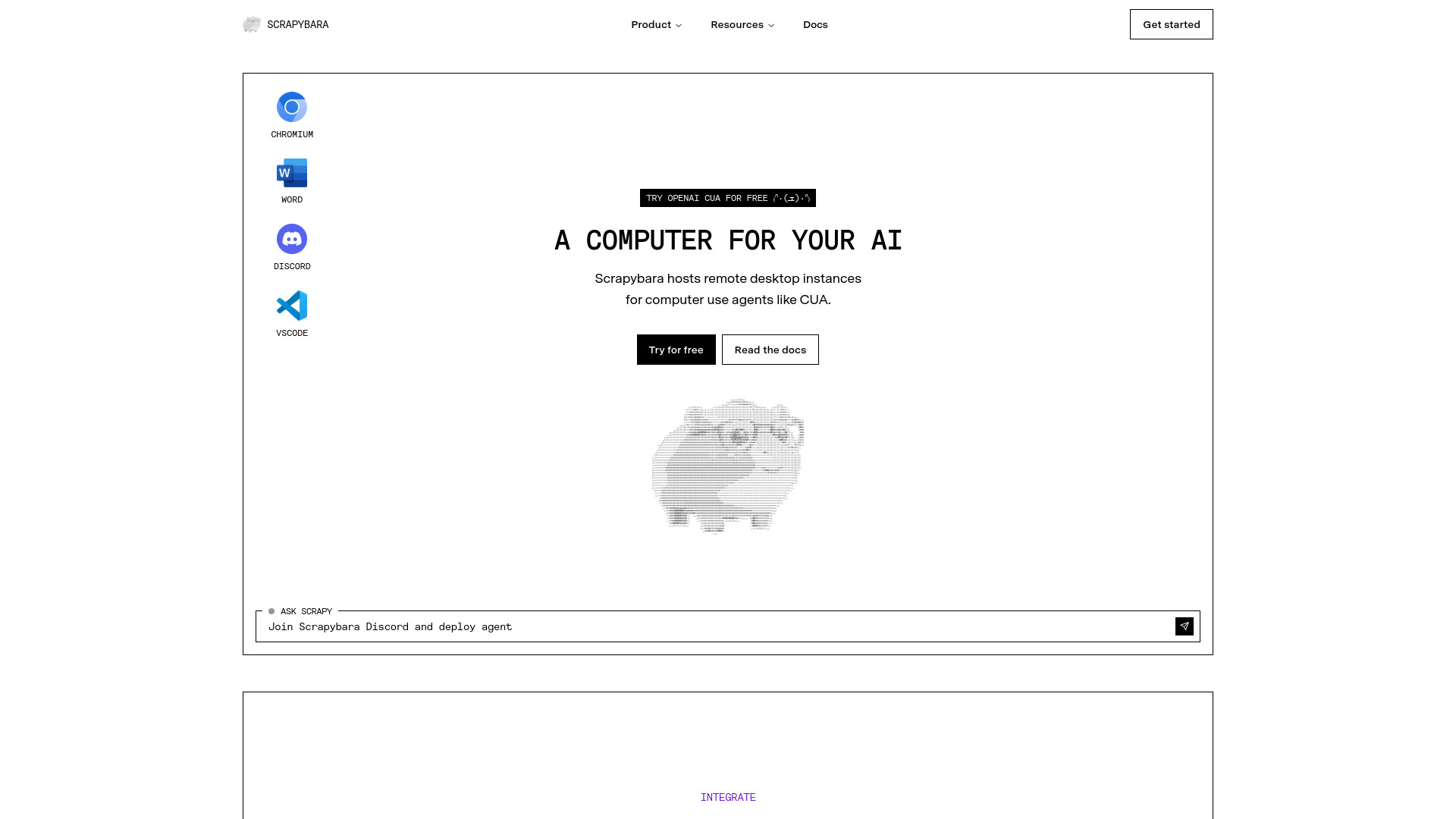 Scrapybara网页截图,Scrapybara网页快照