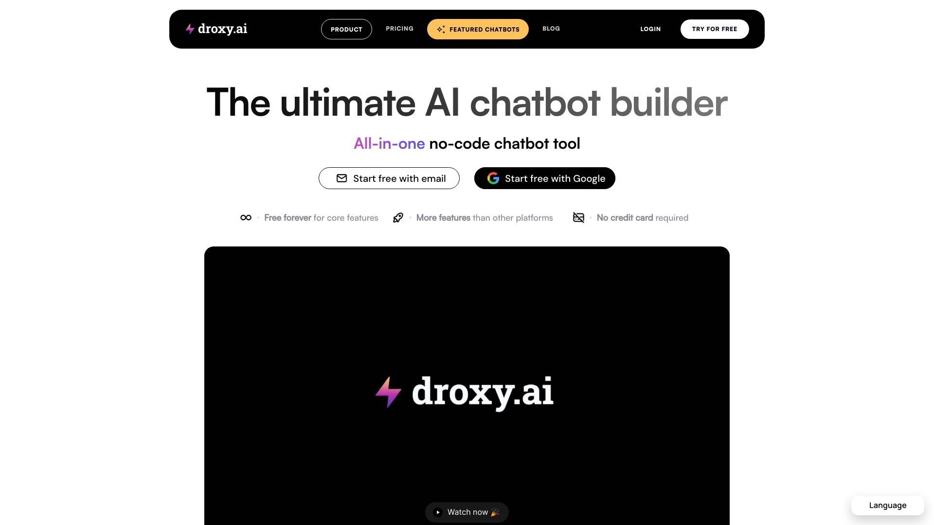 Droxy AI网页截图,Droxy AI网页快照