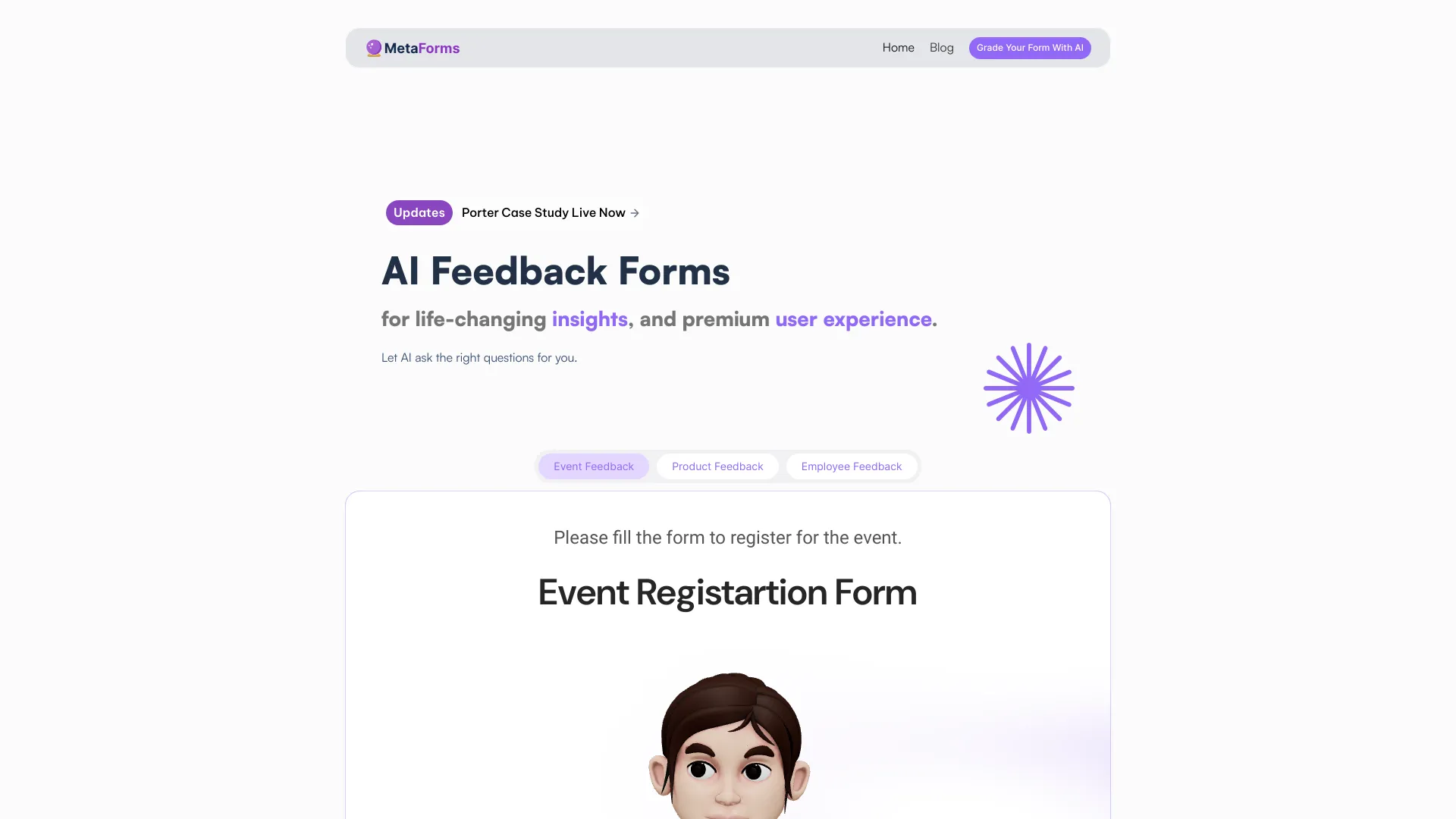 metaforms ai网页截图,metaforms ai网页快照