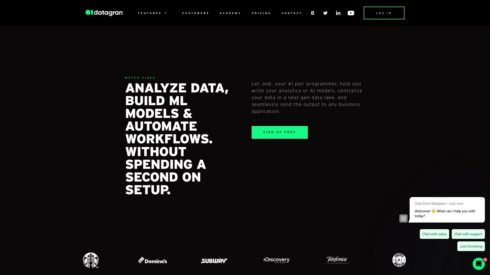 Datagran网页截图,Datagran网页快照
