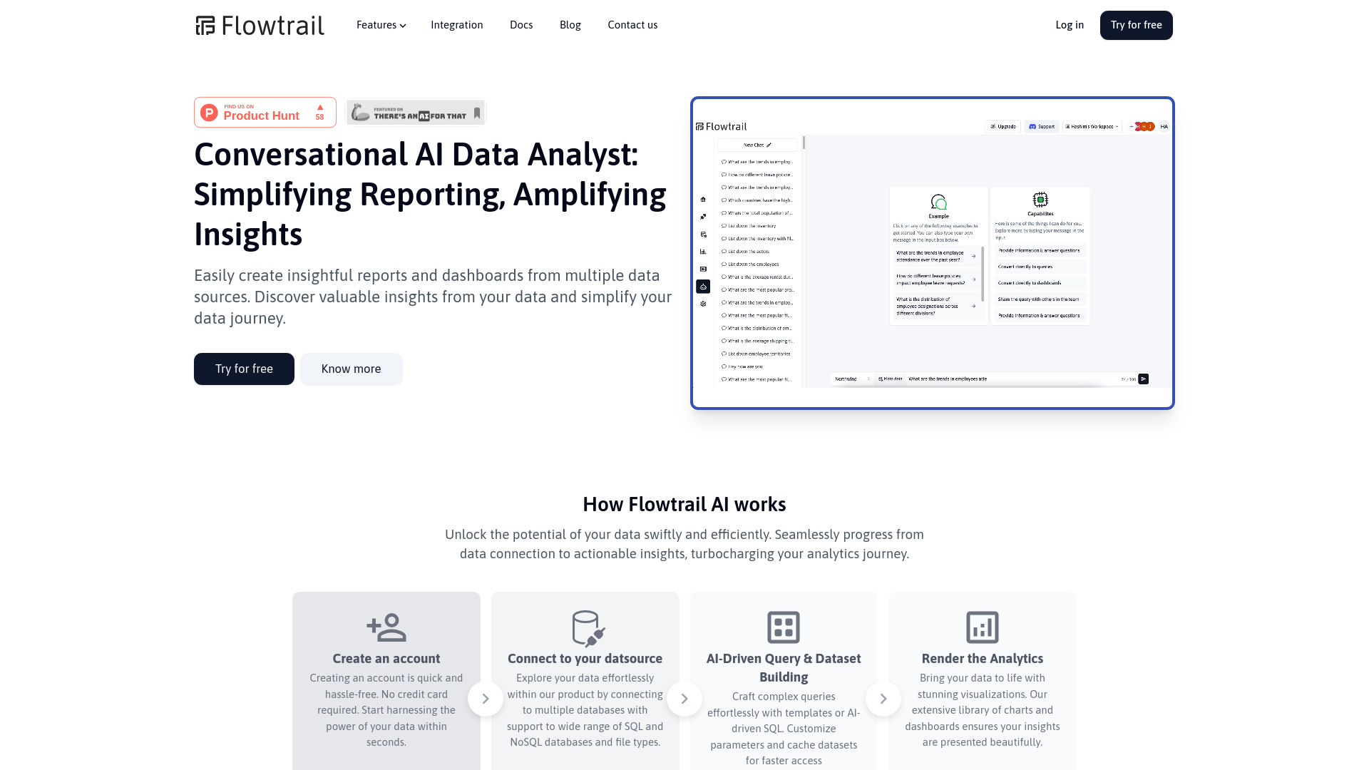 Flowtrail AI网页截图,Flowtrail AI网页快照