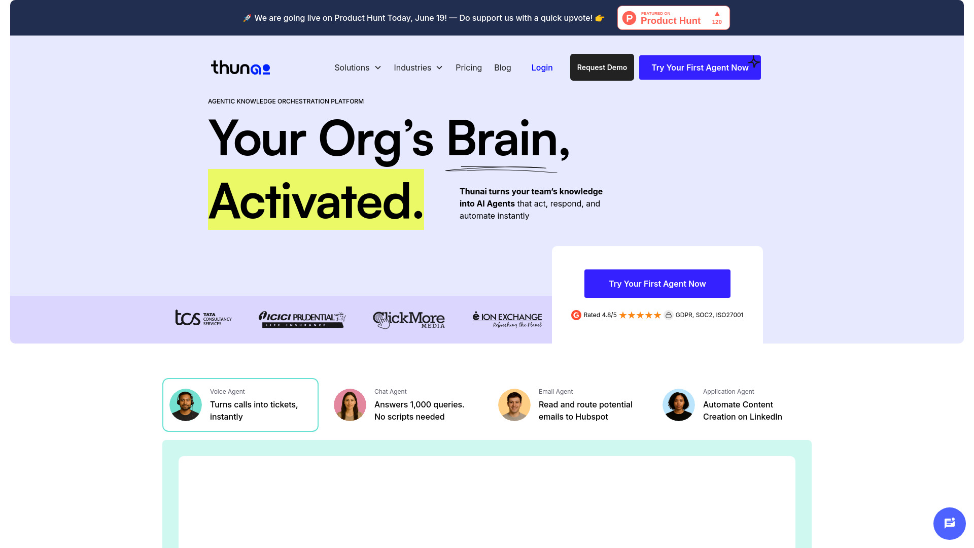 Thunai网页截图,Thunai网页快照