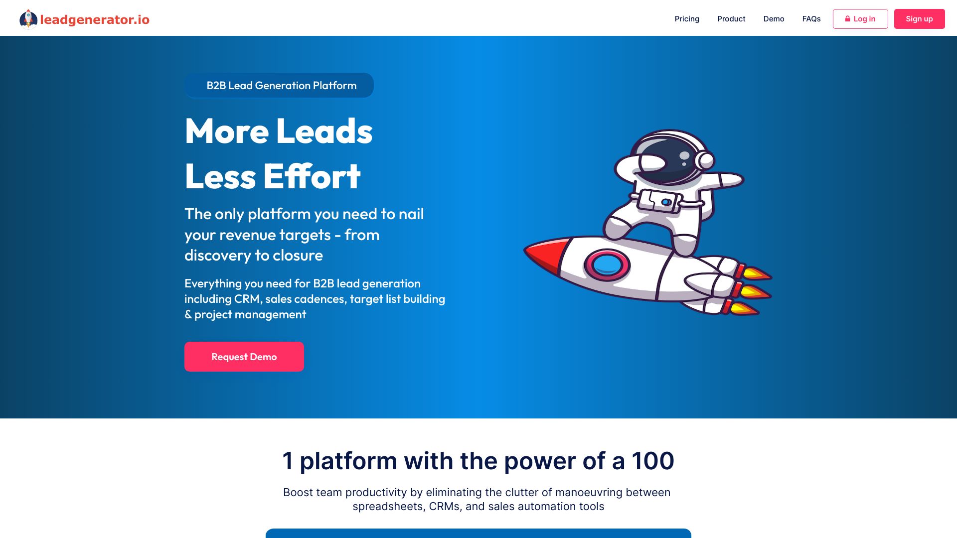 Leadgenerator.io网页截图,Leadgenerator.io网页快照