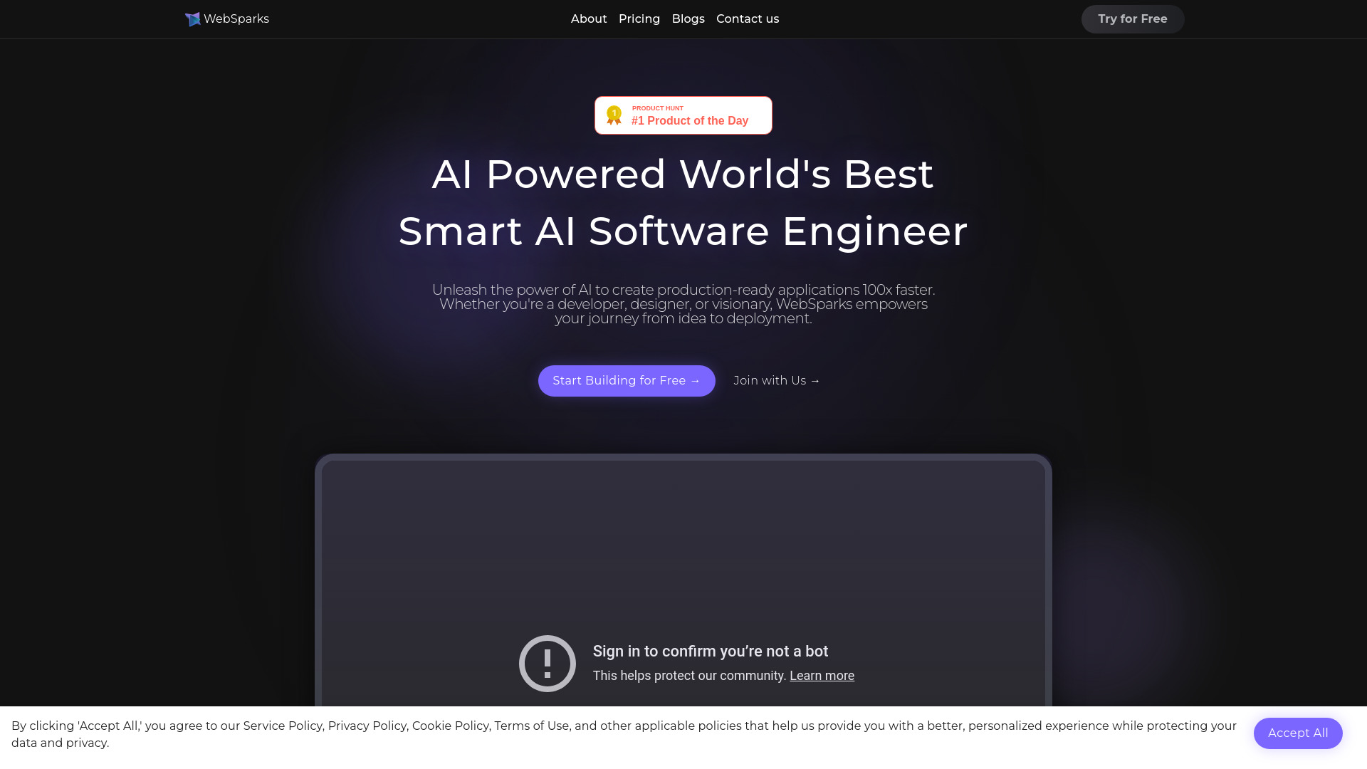 Websparks网页截图,Websparks网页快照