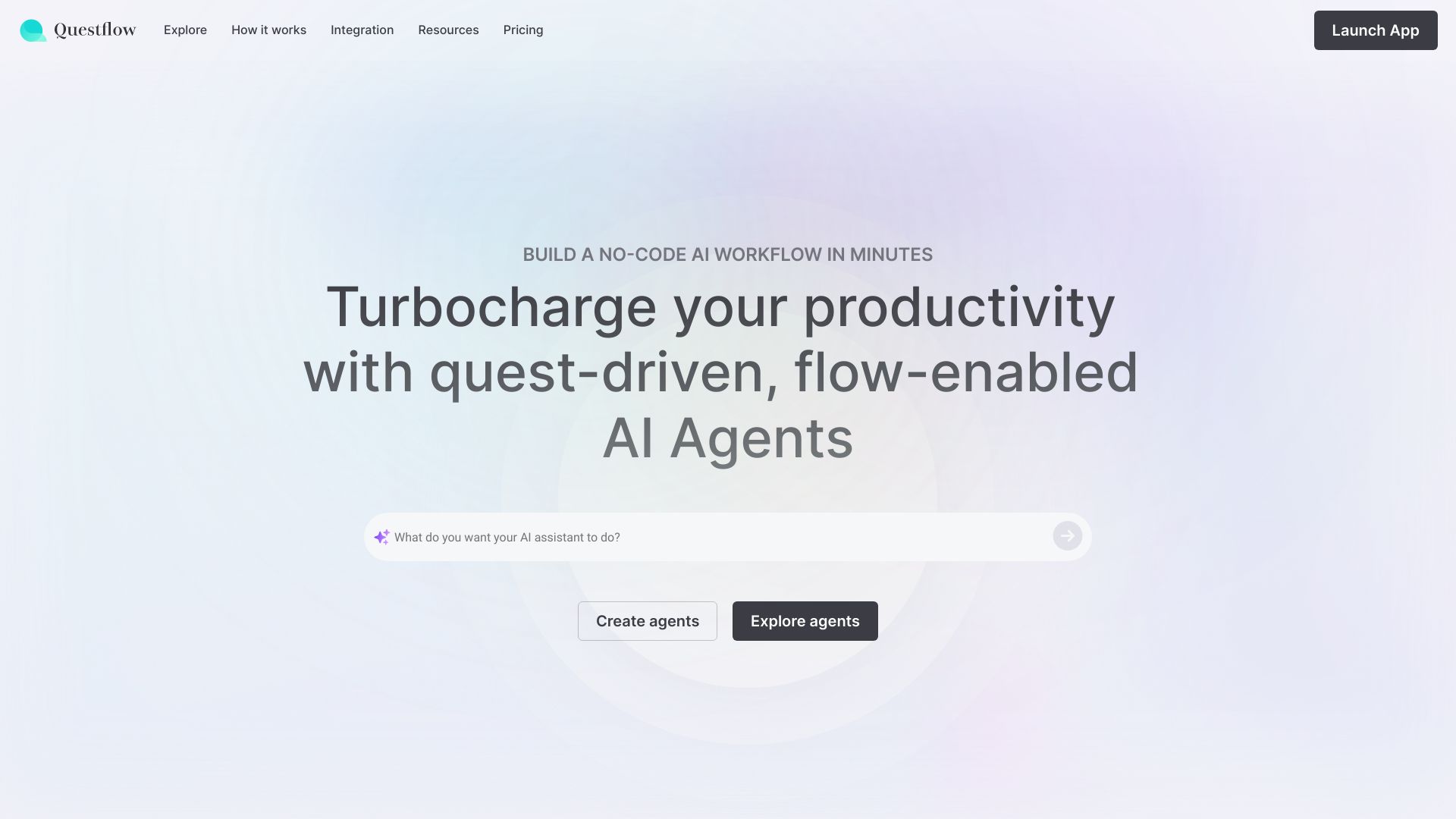 Questflow – Build AI Agents With No Code网页截图,Questflow – Build AI Agents With No Code网页快照