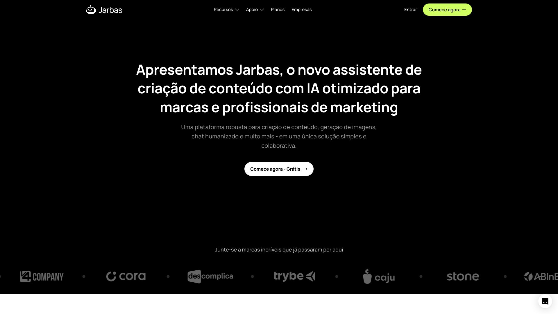 Jarbas网页截图,Jarbas网页快照